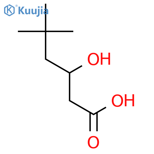 3-hydroxy-5,5-dimethylhexanoic acid structure