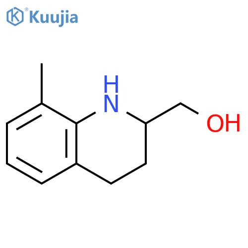 1,2,3,4-tetrahydro-8-methyl-2-Quinolinemethanol structure