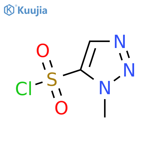 1-Methyl-1H-1,2,3-triazole-5-sulfonyl chloride structure