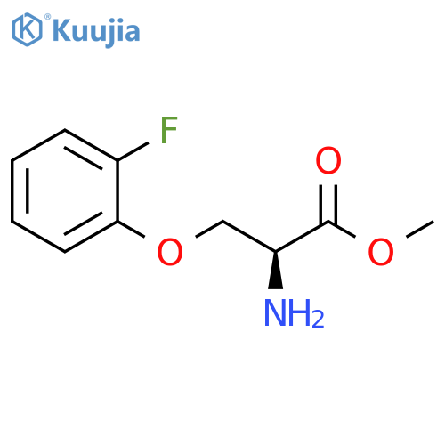 methyl 2-amino-3-(2-fluorophenoxy)propanoate structure