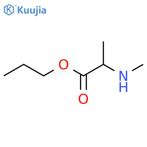 Propyl 2-(methylamino)propanoate structure