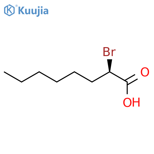 Octanoic acid, 2-bromo-, (R)- structure