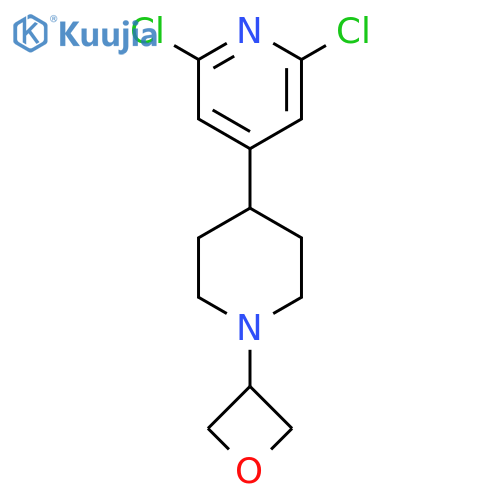 2,6-dichloro-4-[1-(3-oxetanyl)-4-piperidinyl]pyridine structure