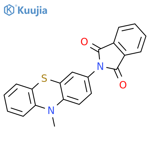 1H-Isoindole-1,3(2H)-dione, 2-(10-methyl-10H-phenothiazin-3-yl)- structure