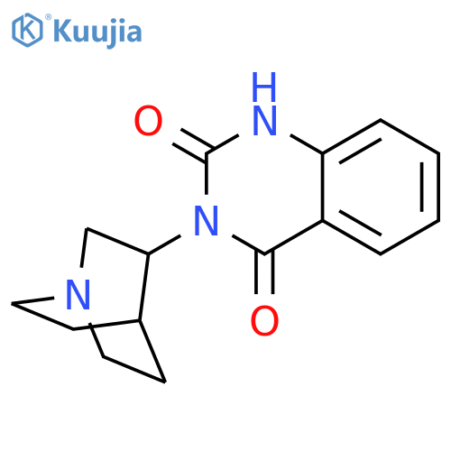 2,4(1H,3H)-Quinazolinedione, 3-(1-azabicyclo[2.2.2]oct-3-yl)-, (±)- structure