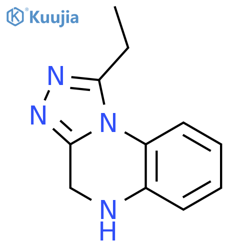 [1,2,4]Triazolo[4,3-a]quinoxaline, 1-ethyl-4,5-dihydro- structure