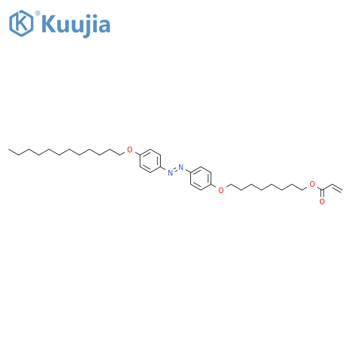 2-Propenoic acid, 8-[4-[[4-(dodecyloxy)phenyl]azo]phenoxy]octyl ester structure