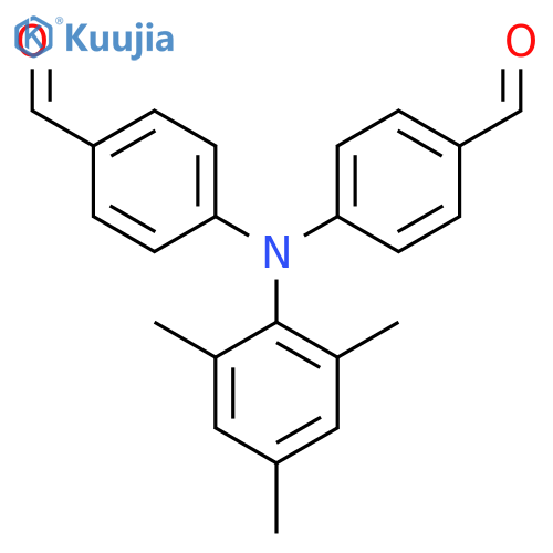 4,4'-(Mesitylazanediyl)dibenzaldehyde structure