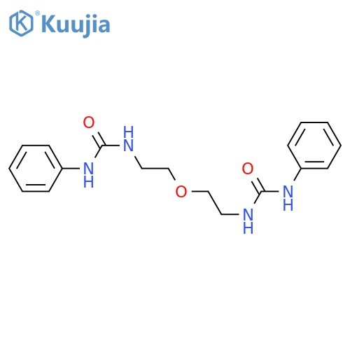 3-phenyl-1-(2-{2-(phenylcarbamoyl)aminoethoxy}ethyl)urea structure