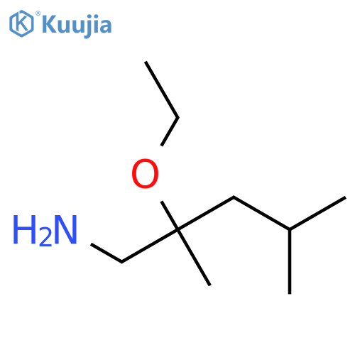 2-ethoxy-2,4-dimethylpentan-1-amine structure