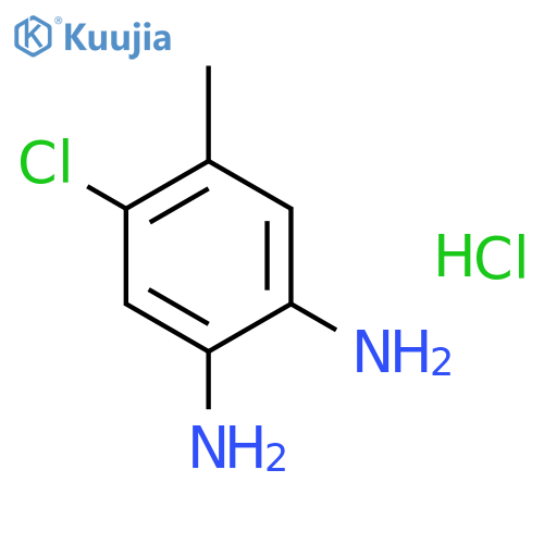 4-Chloro-5-methylbenzene-1,2-diamine hydrochloride structure