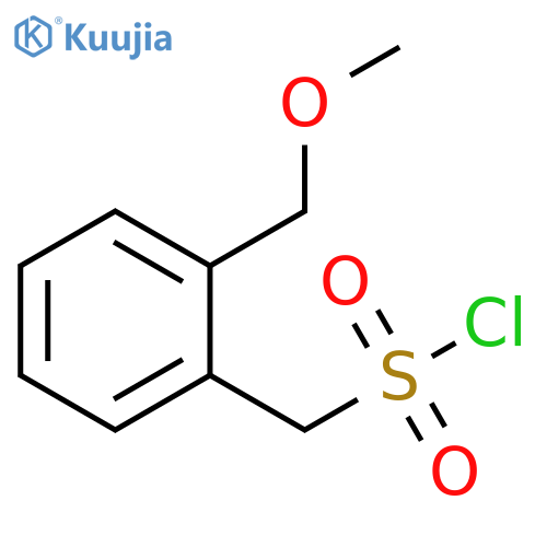 2-(methoxymethyl)phenylmethanesulfonyl chloride structure
