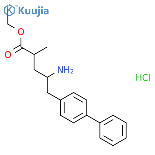 (2R,4S)-4-Amino-5-(biphenyl-4-yl)-2-methylpentanoic Acid Ethyl Ester Hydrochloride structure