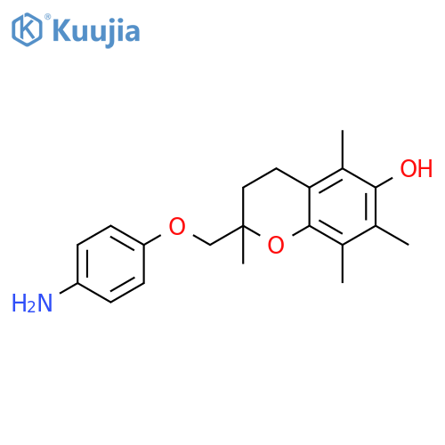 2-[(4-Aminophenoxy)methyl]-3,4-dihydro-2,5,7,8-tetramethyl-2H-1-benzopyran-6-ol structure