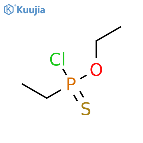 Phosphonochloridothioicacid, P-ethyl-, O-ethyl ester structure