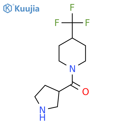 1-(pyrrolidine-3-carbonyl)-4-(trifluoromethyl)piperidine structure