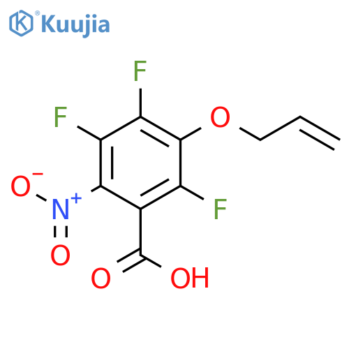 Benzoic acid, 2,4,5-trifluoro-6-nitro-3-(2-propenyloxy)- structure