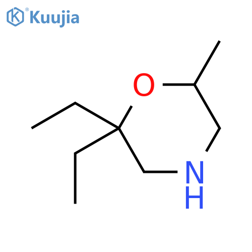 Morpholine, 2,2-diethyl-6-methyl- structure