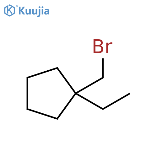 Cyclopentane, 1-(bromomethyl)-1-ethyl- structure