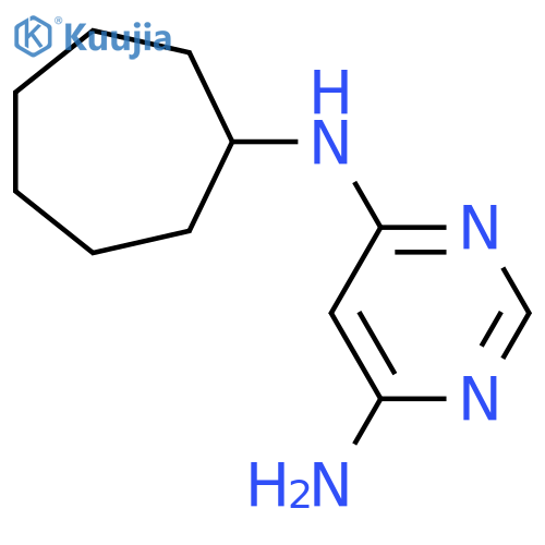 N4-Cycloheptylpyrimidine-4,6-diamine structure