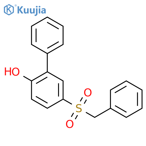 [1,1'-Biphenyl]-2-ol, 5-[(phenylmethyl)sulfonyl]- structure