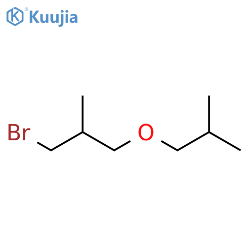 Propane, 2-(bromomethyl)-1-(2-methylpropoxy)- structure