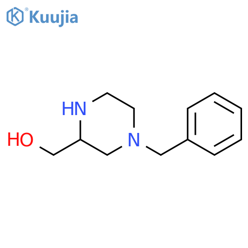 [(2S)-4-benzylpiperazin-2-yl]methanol structure