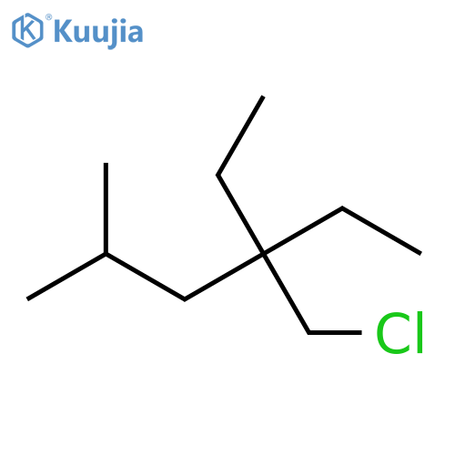 Hexane, 4-(chloromethyl)-4-ethyl-2-methyl- structure