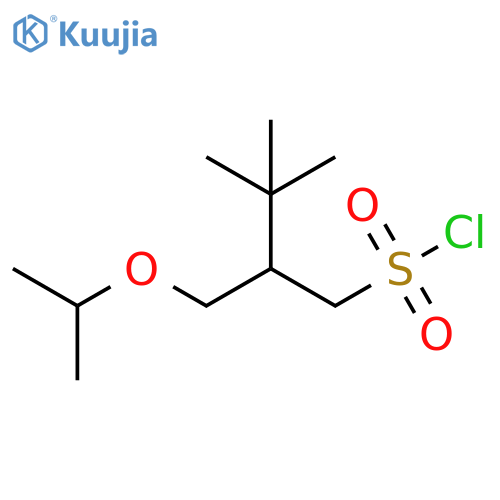 3,3-dimethyl-2-(propan-2-yloxy)methylbutane-1-sulfonyl chloride structure