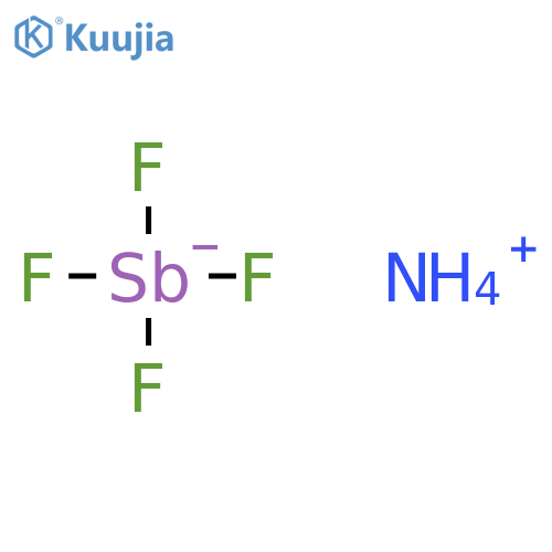 Antimonate(1-),tetrafluoro-, ammonium, (T-4)- (9CI) structure