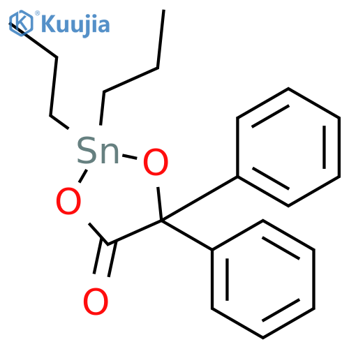 1,3,2-Dioxastannolan-4-one, 5,5-diphenyl-2,2-dipropyl- structure