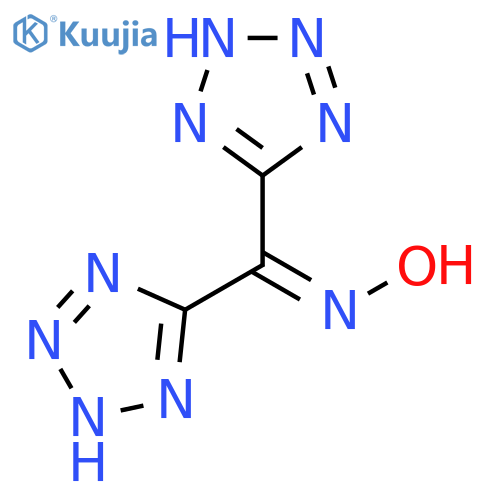 Di-(1H-tetrazol-5-yl)-methanone oxime structure