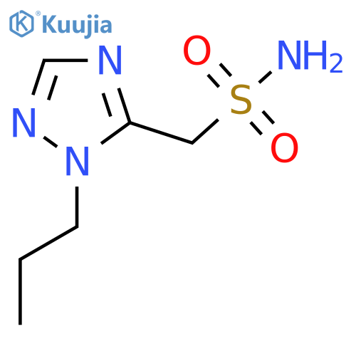 (1-propyl-1H-1,2,4-triazol-5-yl)methanesulfonamide structure