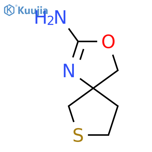 3-oxa-7-thia-1-azaspiro4.4non-1-en-2-amine structure