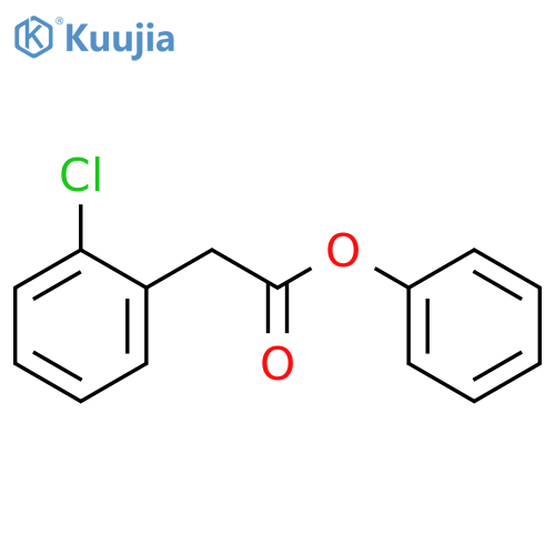Benzeneacetic acid, 2-chloro-, phenyl ester structure