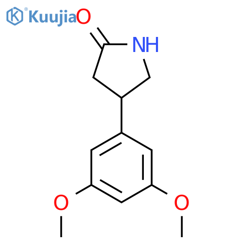 4-(3,5-dimethoxyphenyl)pyrrolidin-2-one structure