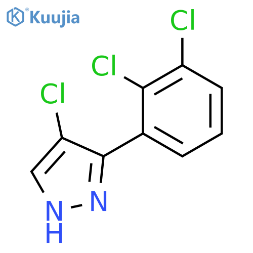 1H-Pyrazole, 4-chloro-3-(2,3-dichlorophenyl)- structure
