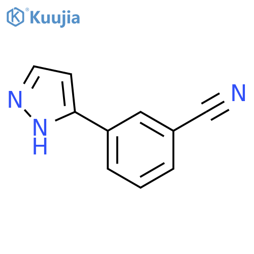 3-(1H-Pyrazol-5-yl)benzonitrile structure