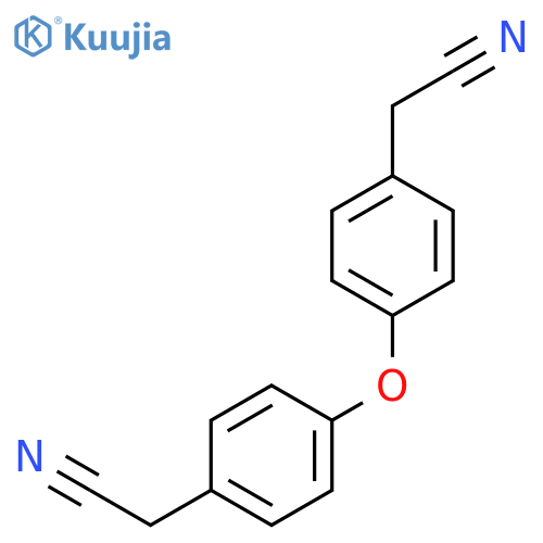 Benzeneacetonitrile,4,4'-oxybis- structure