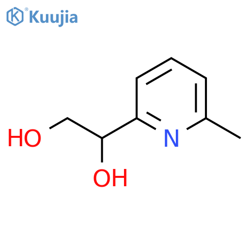 1-(6-Methylpyridin-2-yl)ethane-1,2-diol structure