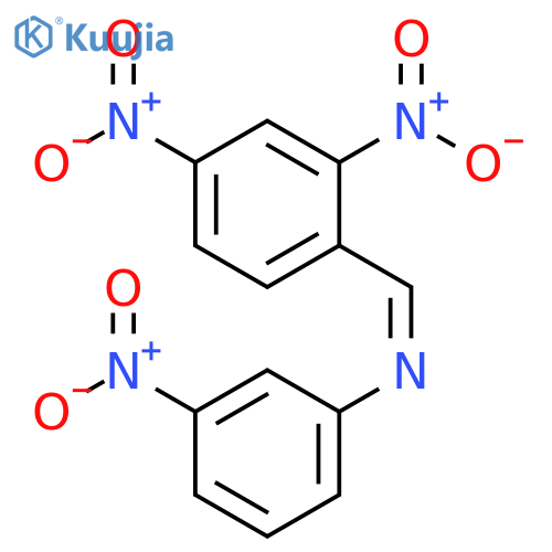 Benzenamine, N-[(2,4-dinitrophenyl)methylene]-3-nitro-, (Z)- structure