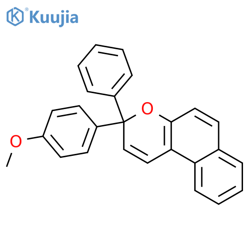 3H-Naphtho[2,1-b]pyran, 3-(4-methoxyphenyl)-3-phenyl- structure