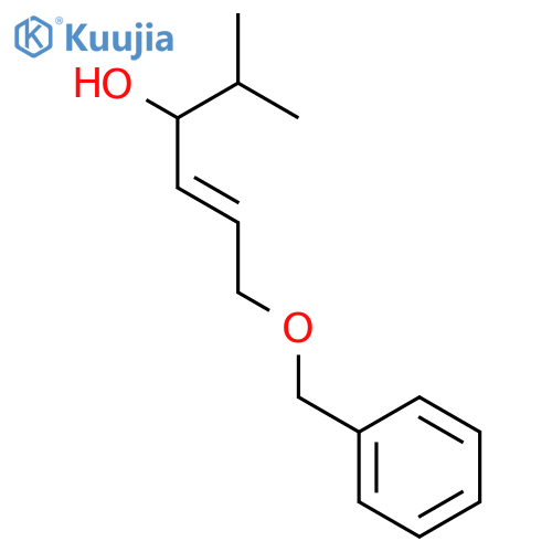 4-Hexen-3-ol, 2-methyl-6-(phenylmethoxy)-, (4E)- structure