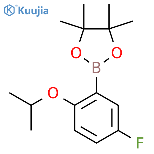 5-Fluoro-2-isopropoxyphenylboronic acid pinacol ester structure