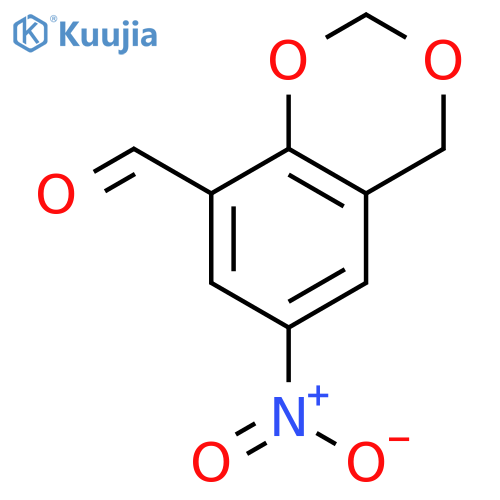 6-nitro-2,4-dihydro-1,3-benzodioxine-8-carbaldehyde structure