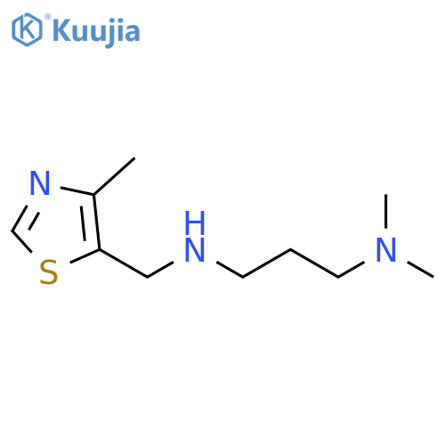 3-(dimethylamino)propyl(4-methyl-1,3-thiazol-5-yl)methylamine structure