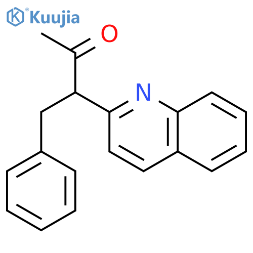 2-Butanone, 4-phenyl-3-(2-quinolinyl)- structure