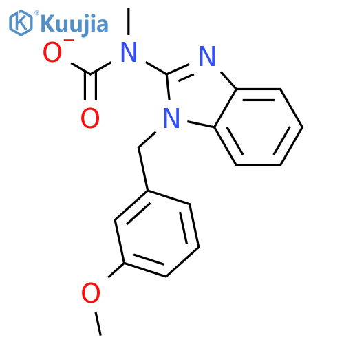 Carbamic acid,[5-(methoxyphenylmethyl)-1H-benzimidazol-2-yl]-, methyl ester (9CI) structure