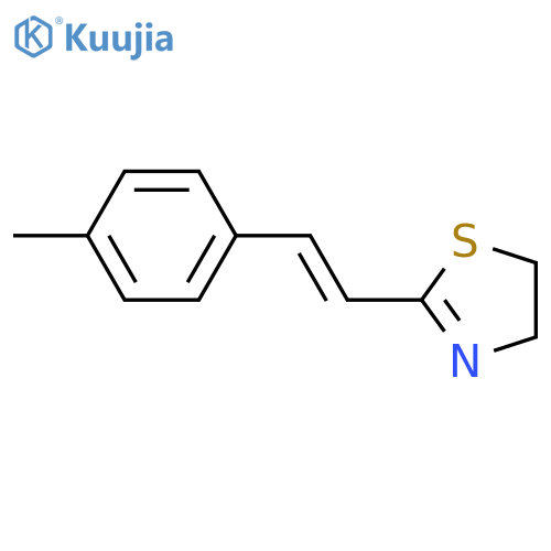 Thiazole, 4,5-dihydro-2-[2-(4-methylphenyl)ethenyl]- structure