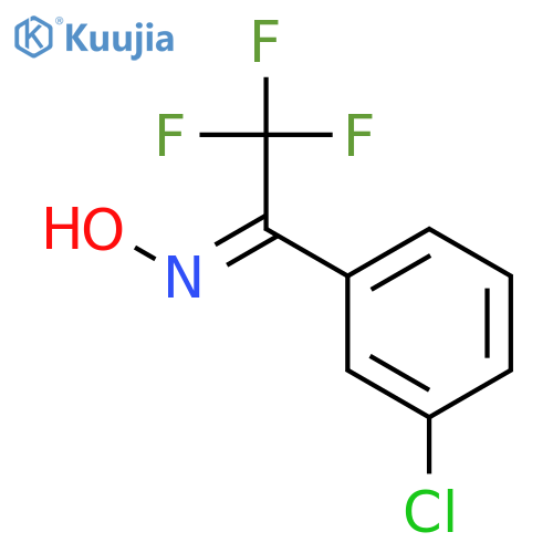 Ethanone, 1-(3-chlorophenyl)-2,2,2-trifluoro-, oxime structure